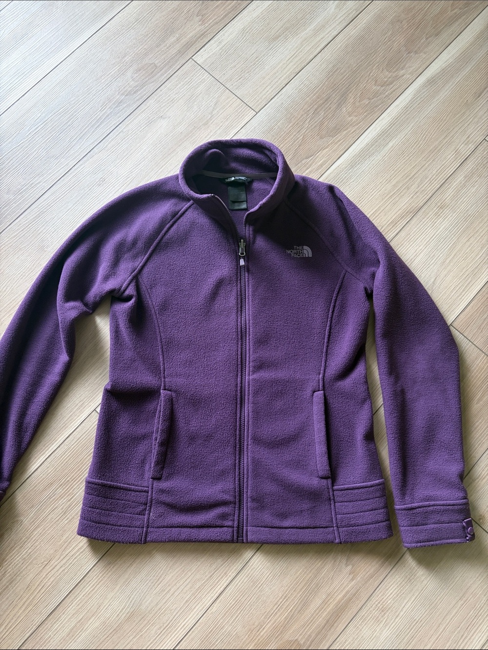 The North Face Women's Deep Purple Full-Zip Teddy Fleece Jacket